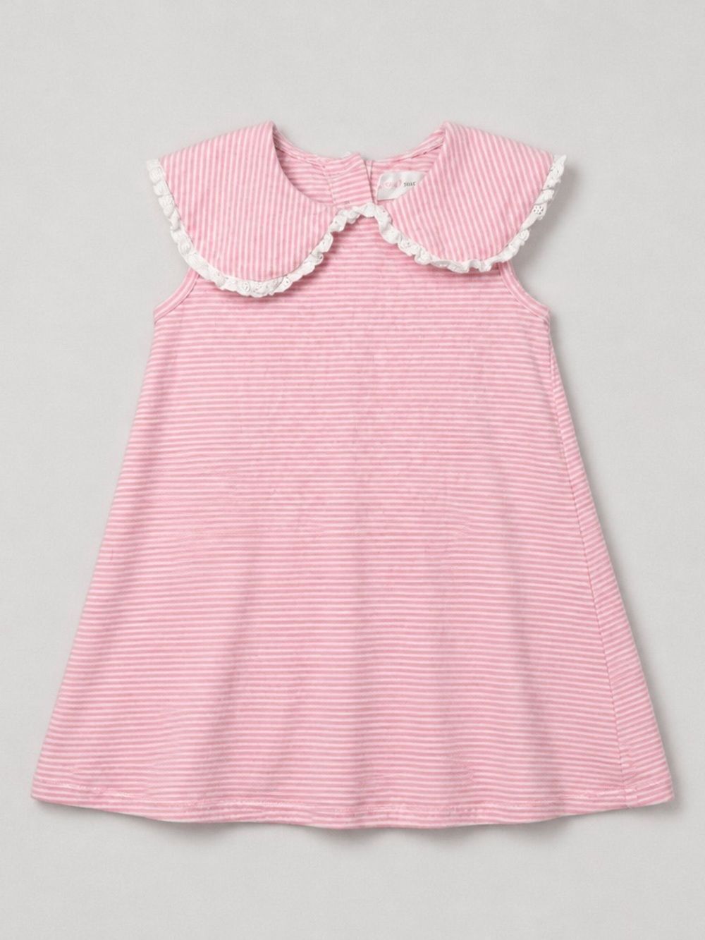 Cecil and Lou pink and white stripe cotton k it dress size 4T